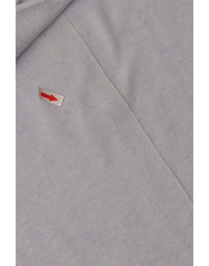 Calvin Klein Womens Oversized Top 3/4 Sleeve UK 18 XL Blue Viscose