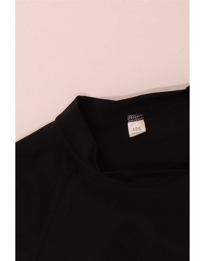 Rip Curl Womens Graphic T-Shirt Top US 12 Large Black Polyamide
