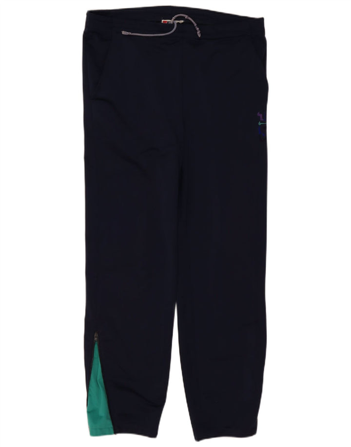 Fila Womens Tracksuit Trousers IT 46 Large  Navy Blue Colourblock