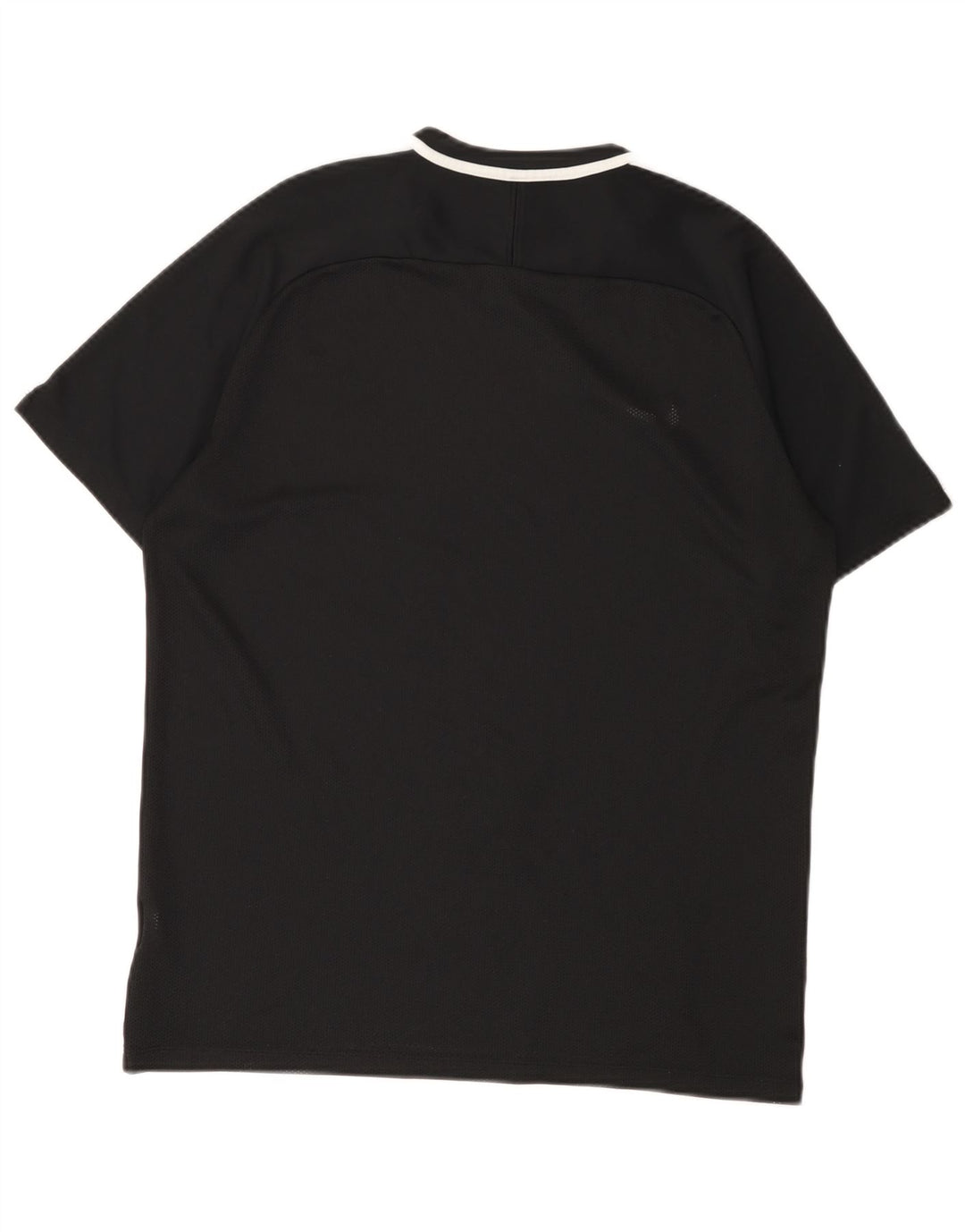 NIKE Womens Dri Fit T-Shirt Top UK 16 Large Black Colourblock Polyester