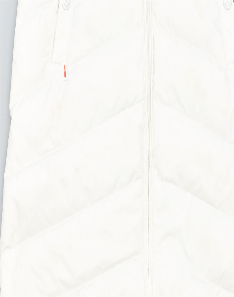 CHAMPION Girls Padded Coat 13-14 Years White Polyamide | Vintage | Thrift | Second-Hand | Used Clothing | Messina Hembry 