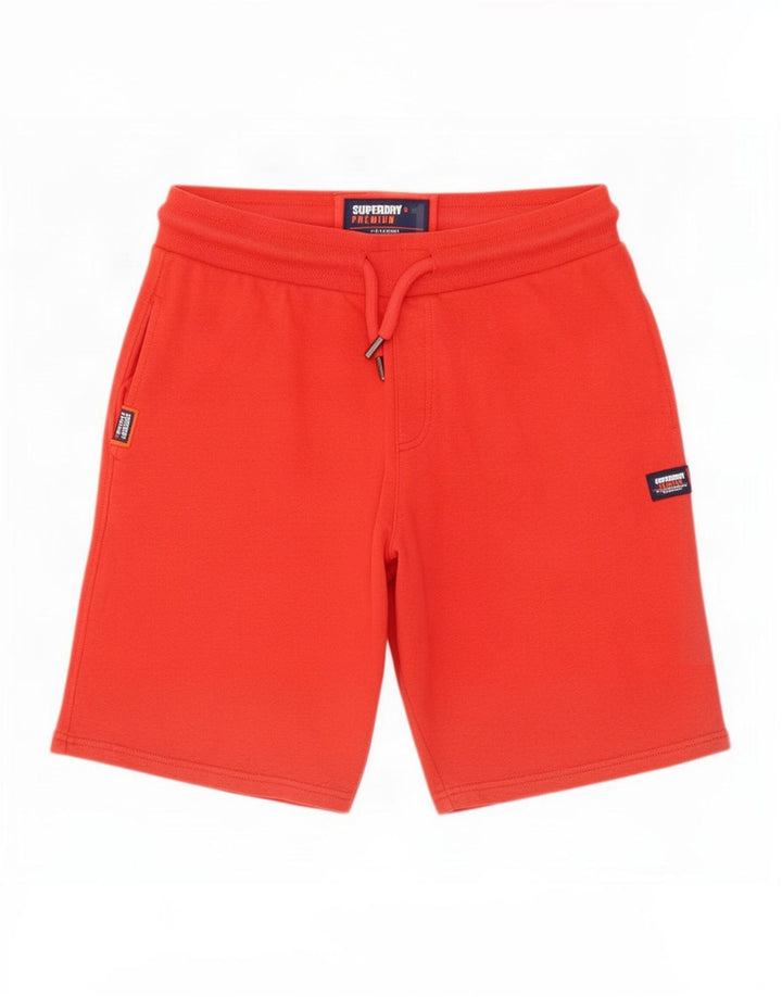 Superdry Mens Sport Shorts Large Red Cotton
