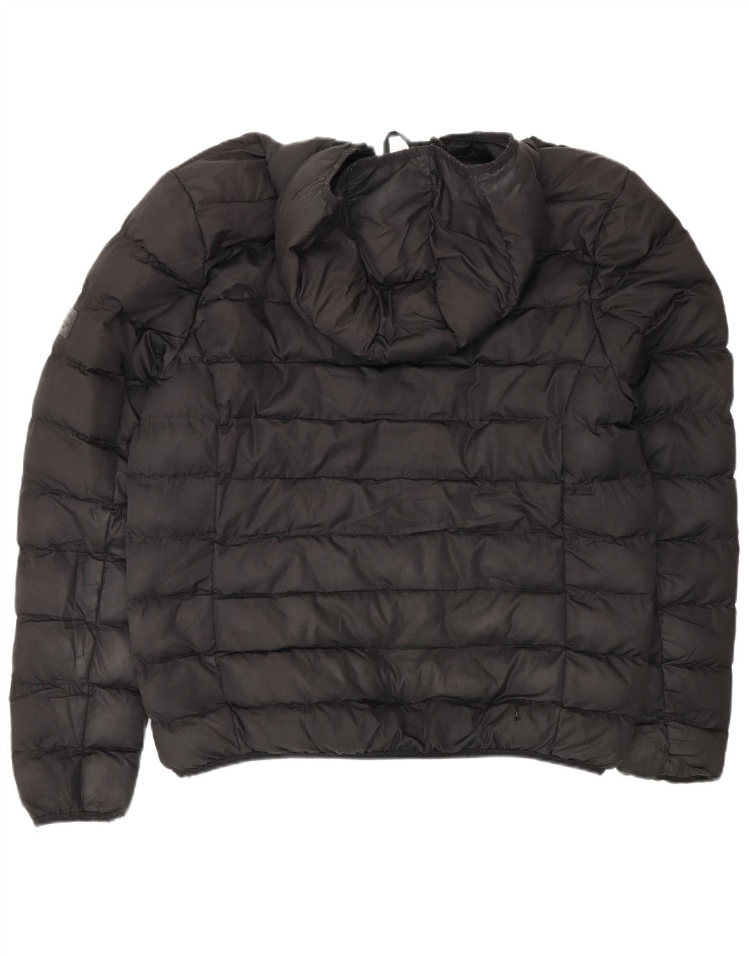 French Connection Mens Hooded Padded Jacket UK 40 Large Black