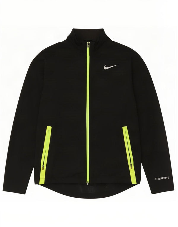 Nike Mens Tracksuit Top Jacket Small Black Polyester