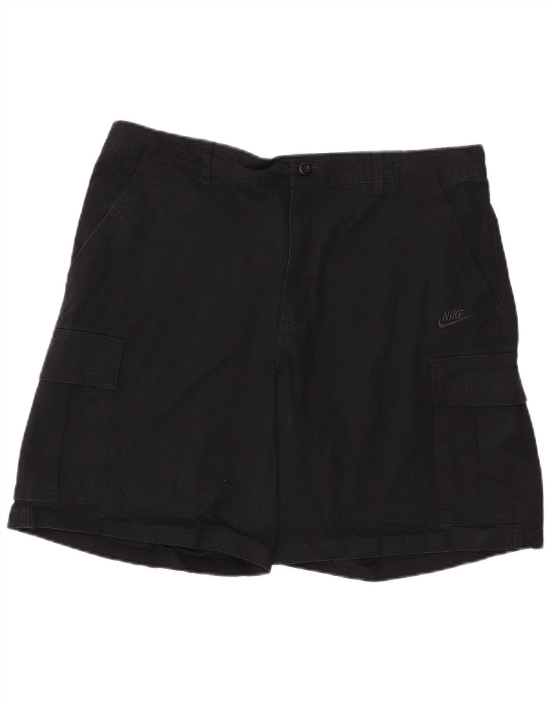 Nike Mens Cargo Shorts W36 Large Black Cotton