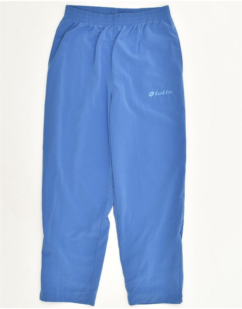 LOTTO Womens Tracksuit Trousers UK 12 Medium Blue Polyester | Vintage Lotto | Thrift | Second-Hand Lotto | Used Clothing | Messina Hembry 