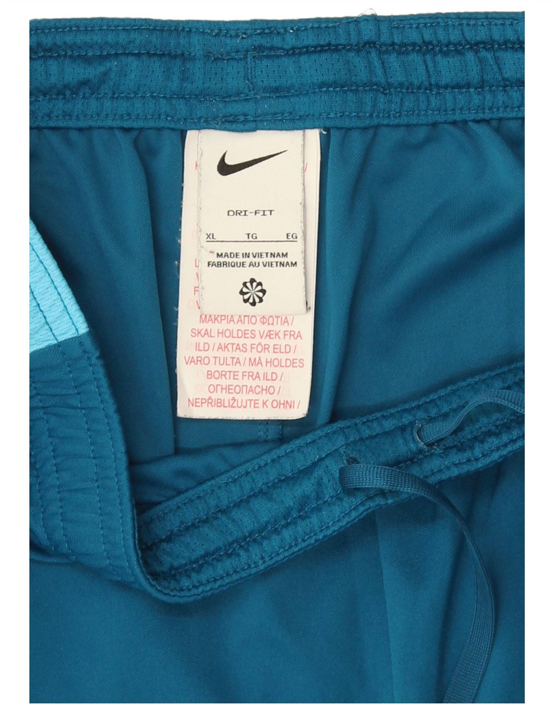 Nike Mens Dri Fit Sport Shorts XL Navy Blue Colourblock Polyester