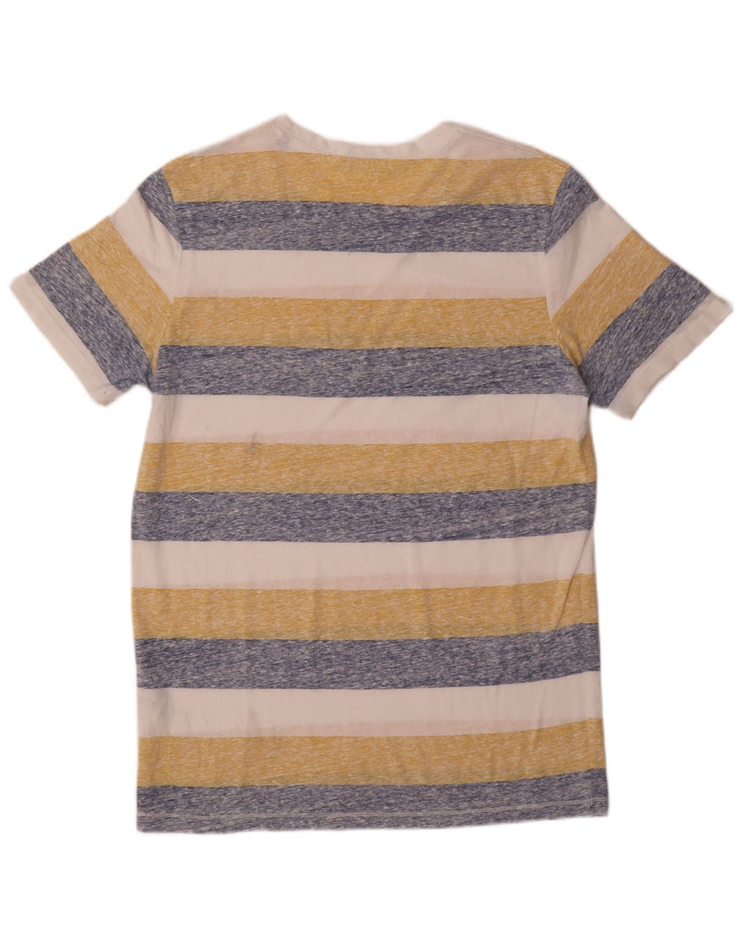 Jack & Jones Mens T-Shirt Top Large Multicoloured Striped Polyester
