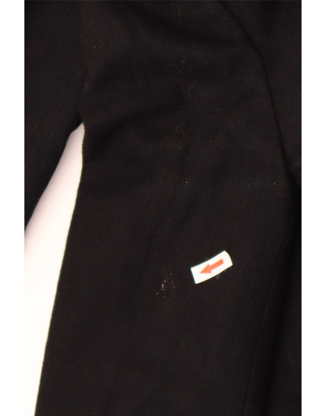 Topshop Womens Overcoat UK 8 Small Black Wool