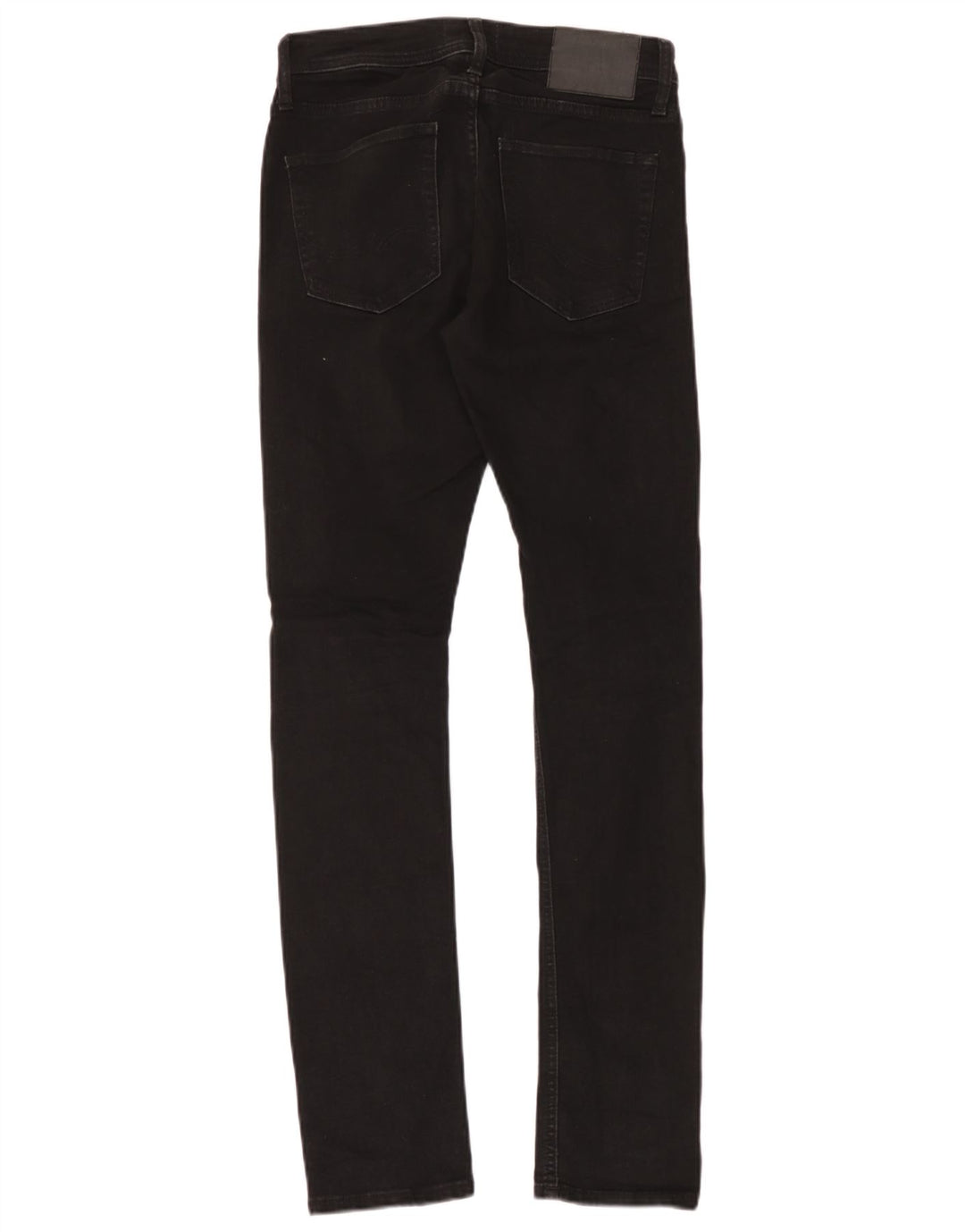 Jack & Jones Mens GLENN Distressed Slim Jeans  W28 L32 Black Cotton