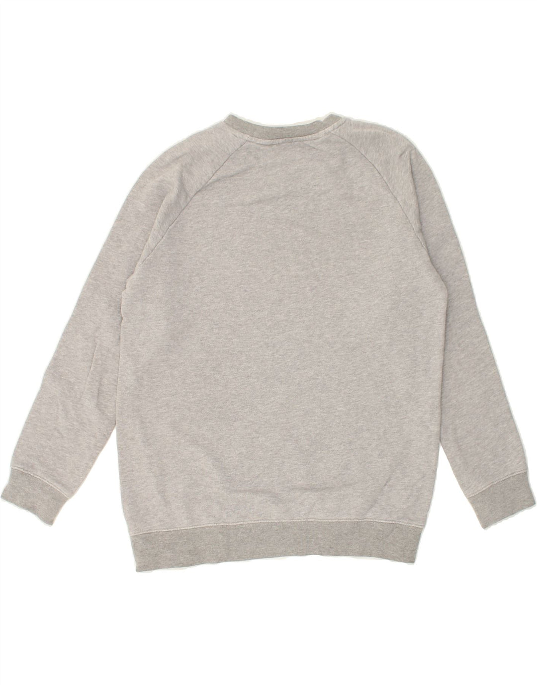 ADIDAS Womens Oversized Graphic Sweatshirt Jumper UK 8 Small Grey Cotton Vintage Adidas and Second-Hand Adidas from Messina Hembry 