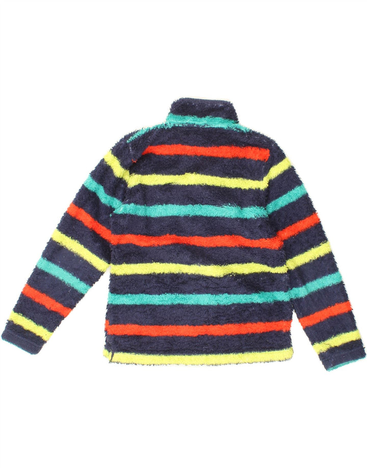 MOUNTAIN WAREHOUSE Boys Fleece Jumper 9-10 Years Navy Blue Striped Vintage Mountain Warehouse and Second-Hand Mountain Warehouse from Messina Hembry 