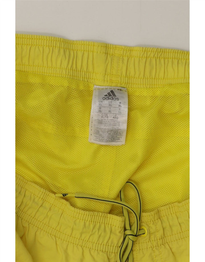 ADIDAS Mens Swimming Shorts XL  Yellow Polyester