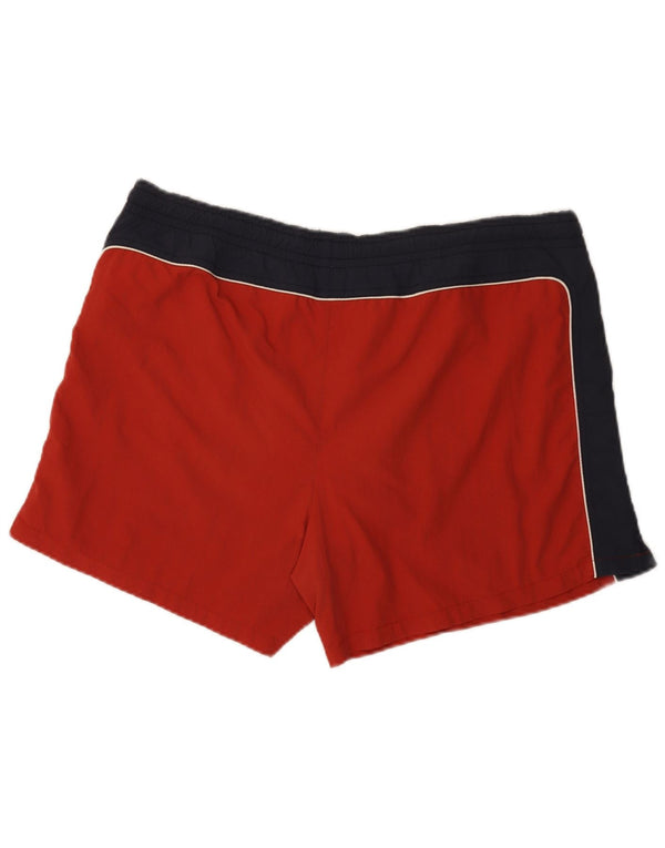 Sergio Tacchini Mens Graphic Swimming Shorts 2XL  Red Colourblock Polyamide