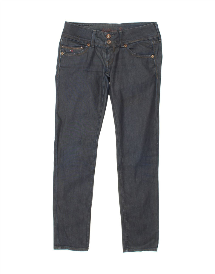 TOMMY HILFIGER Womens Slim Jeans W29 L32 Navy Blue Cotton Vintage Tommy Hilfiger and Second-Hand Tommy Hilfiger from Messina Hembry 