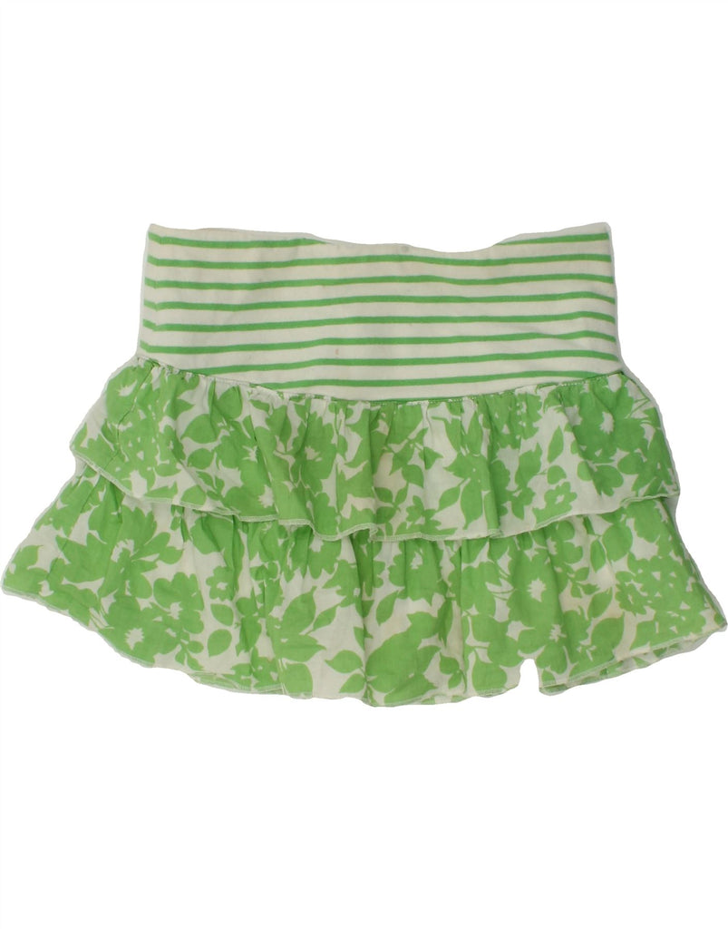 TOMMY HILFIGER Baby Girls Ruffle Skirt 18-24 Months W22  Green Floral | Vintage Tommy Hilfiger | Thrift | Second-Hand Tommy Hilfiger | Used Clothing | Messina Hembry 