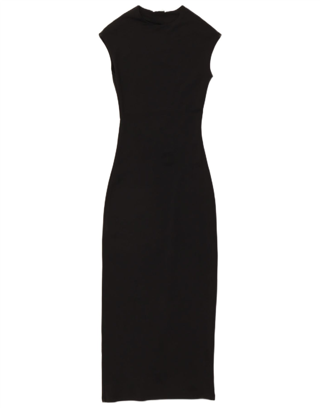 ZARA Womens Sleeveless Maxi Dress UK 10 Small Black Polyamide