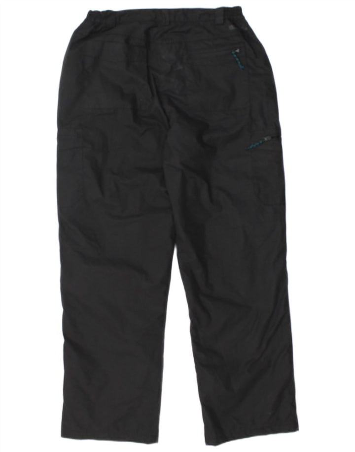 MOUNTAIN WAREHOUSE Womens Windbreaker Trousers UK 12 Medium W30 L30 Black