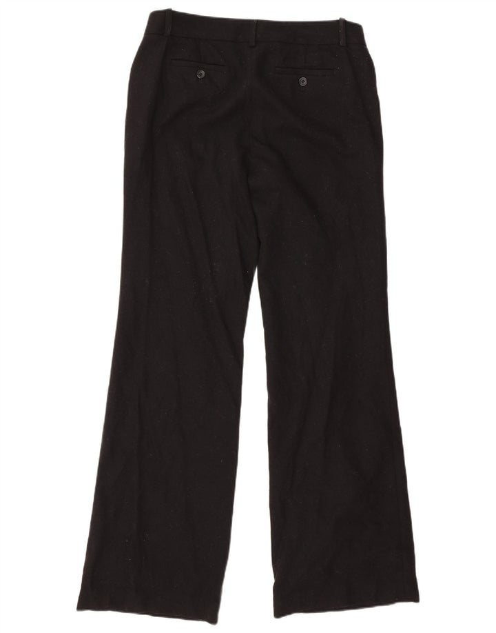 J. CREW Womens Low Fit Bootcut Casual Trousers US 6 Medium W30 L32 Black