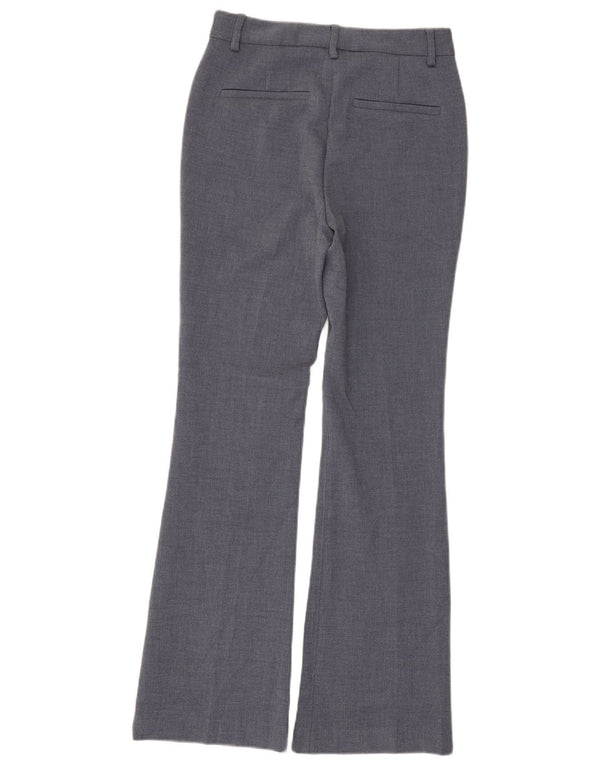 Marks & Spencer Womens High Waist Chino Trousers UK 8 Small W27 L31 Blue