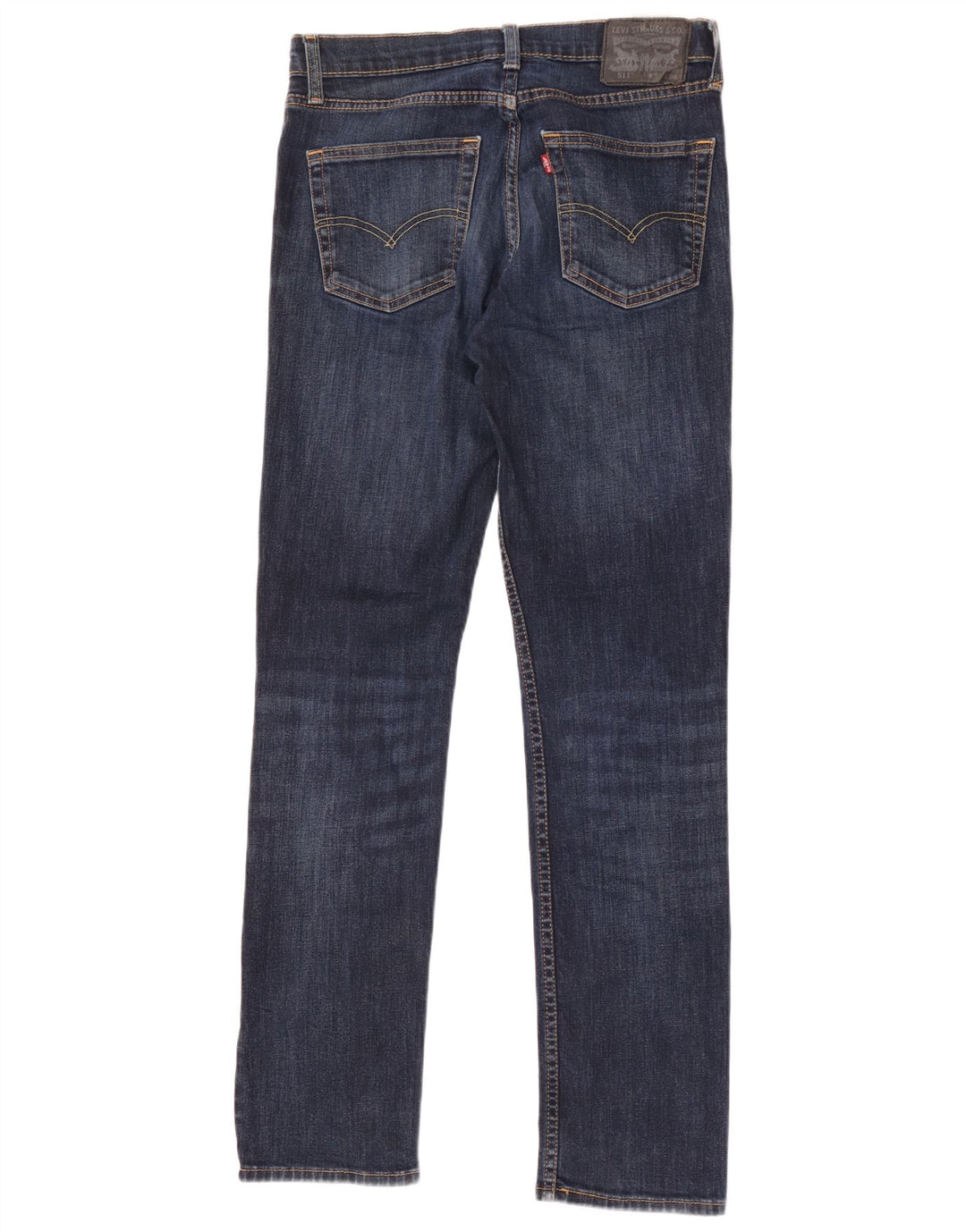 Levi's Mens 511 Slim Jeans SLIW32 L34 Blue Cotton