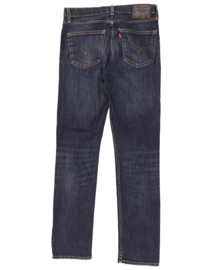 Levi's Mens 511 Slim Jeans SLIW32 L34 Blue Cotton