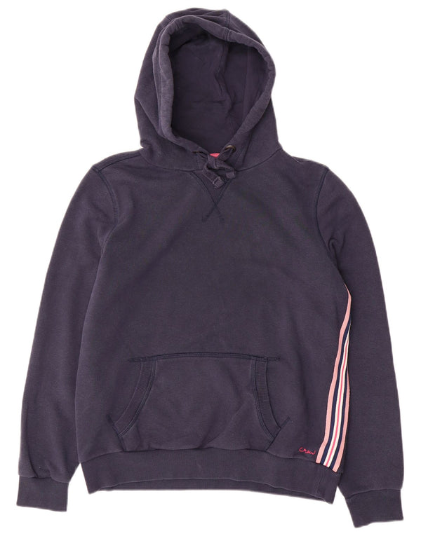Crew Clothing Womens Hoodie Jumper UK 14 Medium Navy Blue Cotton