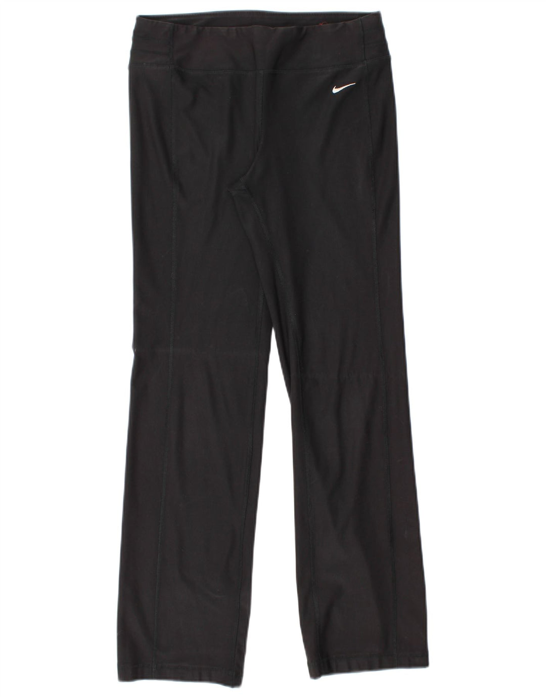 Nike Womens Dri Fit Tracksuit Trousers UK 10 Small  Black Polyester