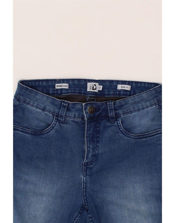 DACK'S Womens Slim Jeans EU 40 Medium W28 L28  Blue Vintage Dack's and Second-Hand Dack's from Messina Hembry 