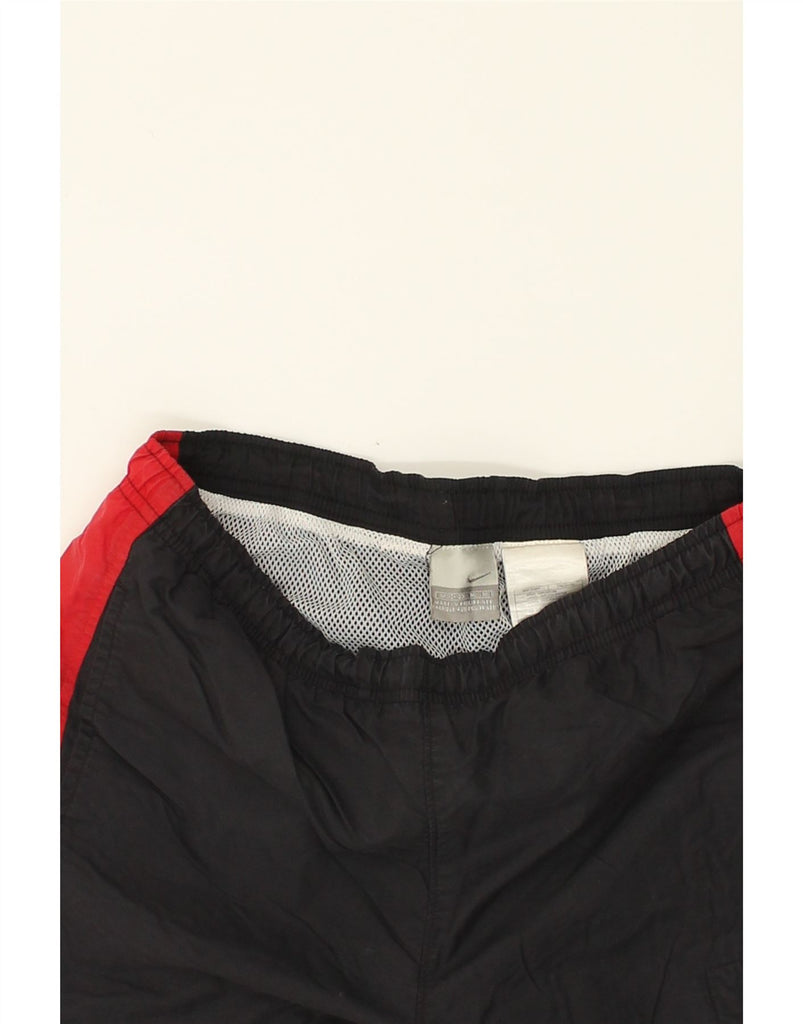 NIKE Boys Sport Shorts 10-11 Years Medium Black Nylon | Vintage Nike | Thrift | Second-Hand Nike | Used Clothing | Messina Hembry 