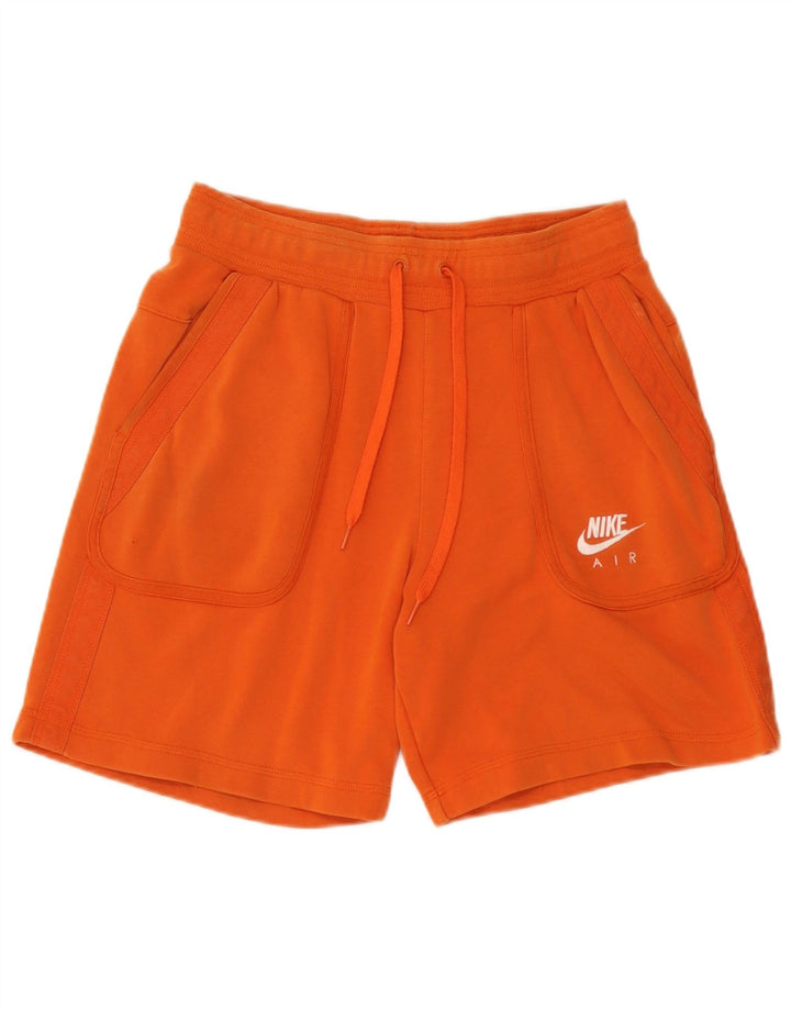 Nike Mens Sport Shorts Medium Orange Cotton