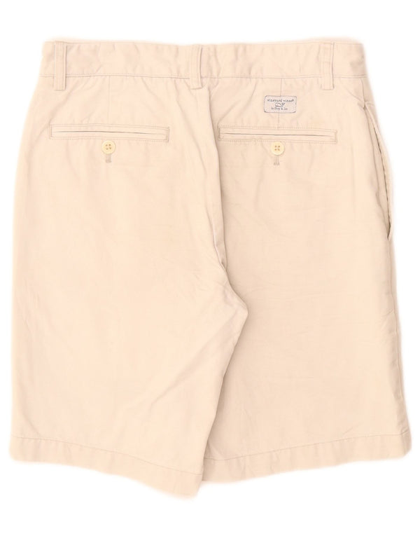 Vineyard Vines Mens Chino Shorts W28 Medium Beige Cotton