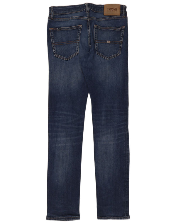 Tommy Hilfiger Mens Slim Jeans W30 L32 Navy Blue