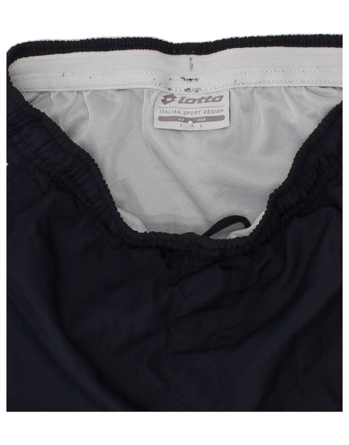 LOTTO Boys Sport Shorts 11-12 Years Large Navy Blue Vintage Lotto and Second-Hand Lotto from Messina Hembry 