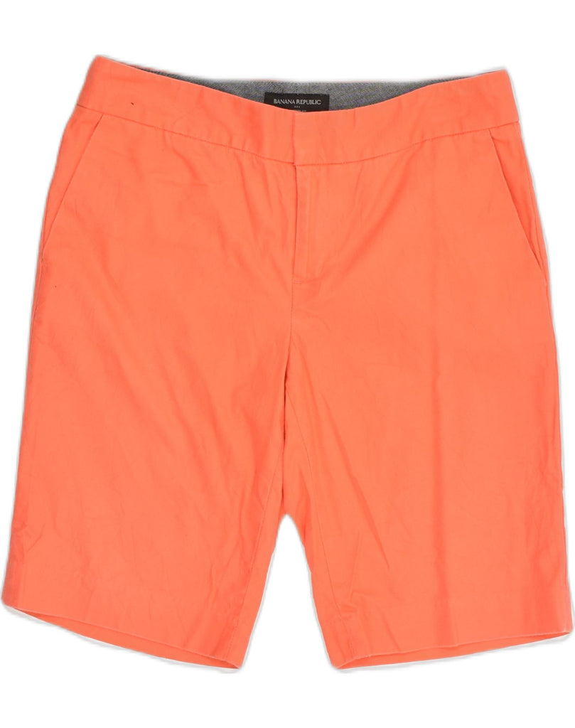 BANANA REPUBLIC Womens Hampton Fit Chino Shorts US 2 XS W30 Orange Cotton | Vintage Banana Republic | Thrift | Second-Hand Banana Republic | Used Clothing | Messina Hembry 