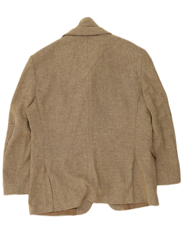 VINTAGE Mens Blazer Windbreaker Jacket UK 38 Medium Khaki