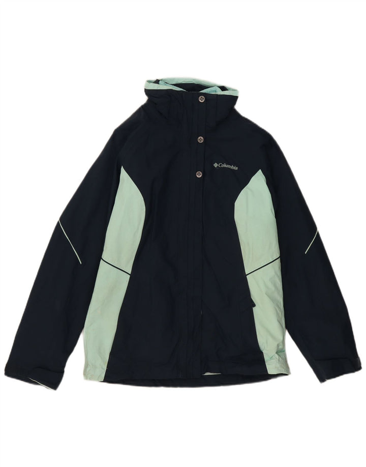 Columbia Womens Bugaboo Windbreaker Jacket UK 10 Small Navy Blue