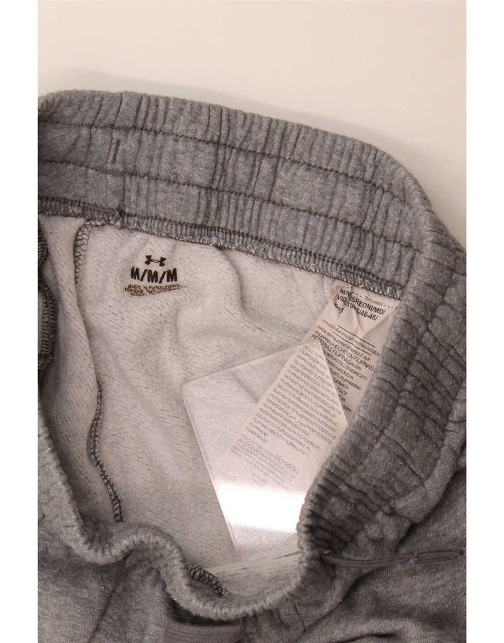 Under Armour Mens Tracksuit Trousers Joggers Medium Grey Cotton