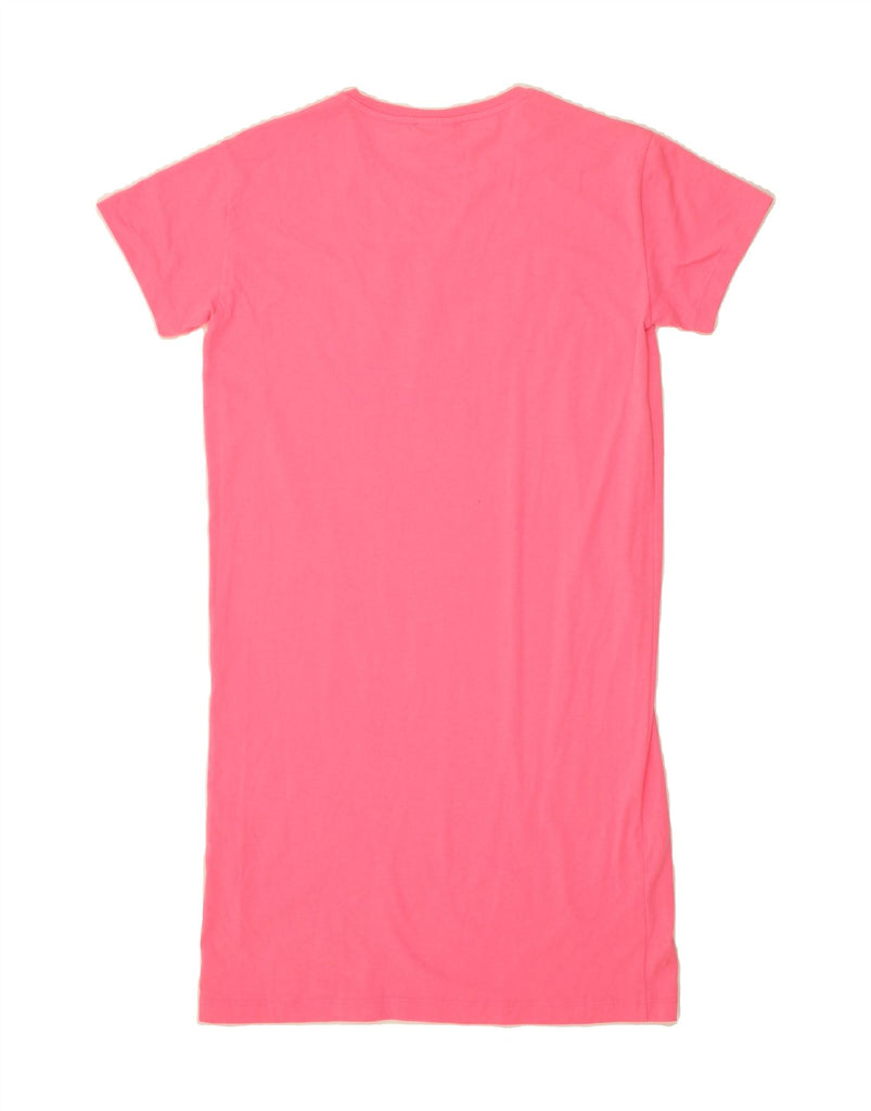 CHAMPION Girls Graphic T-Shirt Dress 13-14 Years XL Pink Vintage Champion and Second-Hand Champion from Messina Hembry 