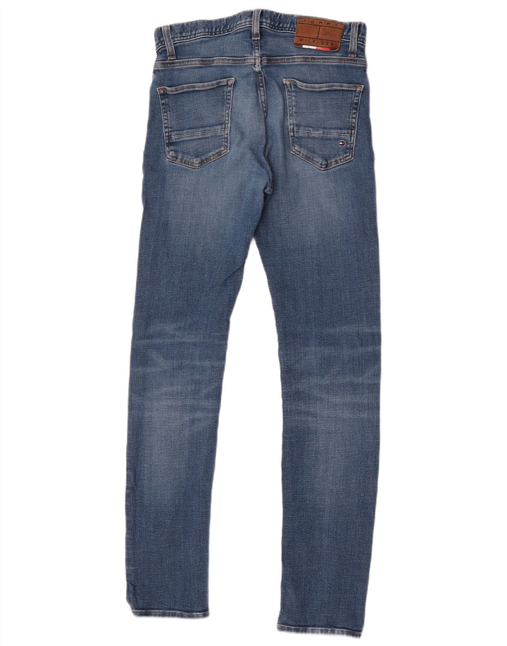 Tommy Hilfiger Womens Bleecker Slim Jeans W28 L32 Blue Cotton