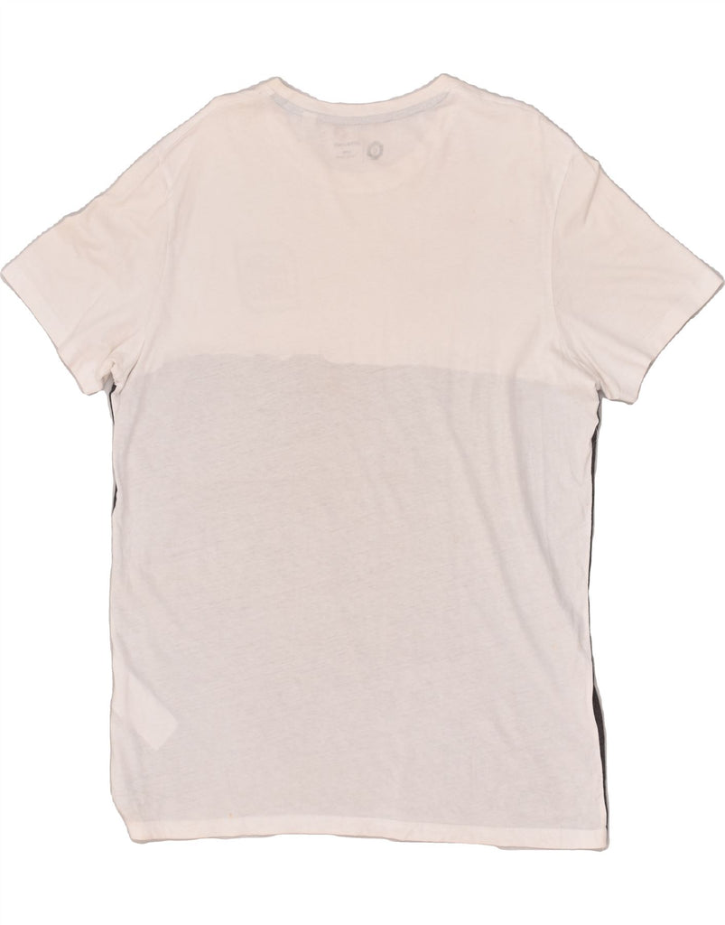 JACK & JONES Mens Core T-Shirt Top XL White Colourblock Cotton | Vintage Jack & Jones | Thrift | Second-Hand Jack & Jones | Used Clothing | Messina Hembry 