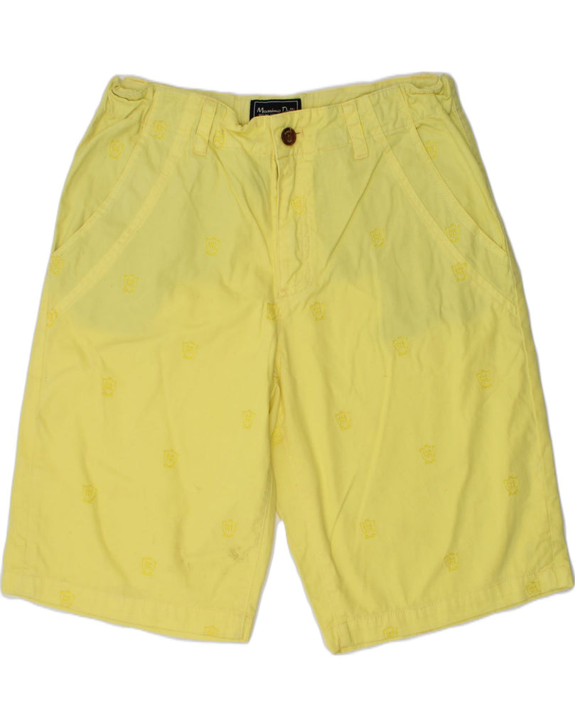 MASSIMO DUTTI Boys Chino Shorts 13-14 Years W26 Yellow Cotton | Vintage Massimo Dutti | Thrift | Second-Hand Massimo Dutti | Used Clothing | Messina Hembry 