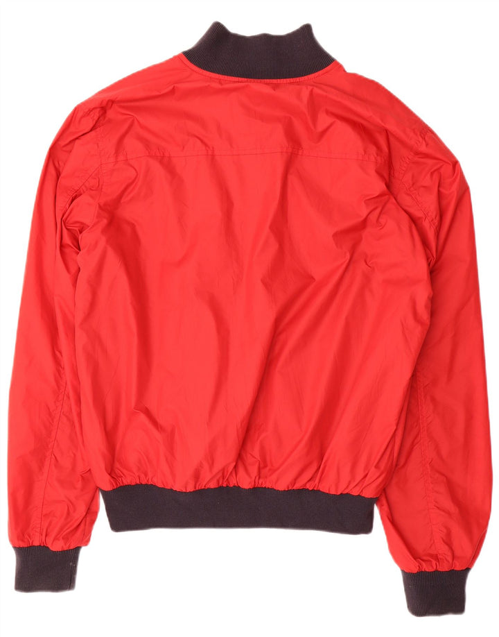 WOOLRICH Mens Bomber Reversible Jacket UK 40 Large Red Nylon