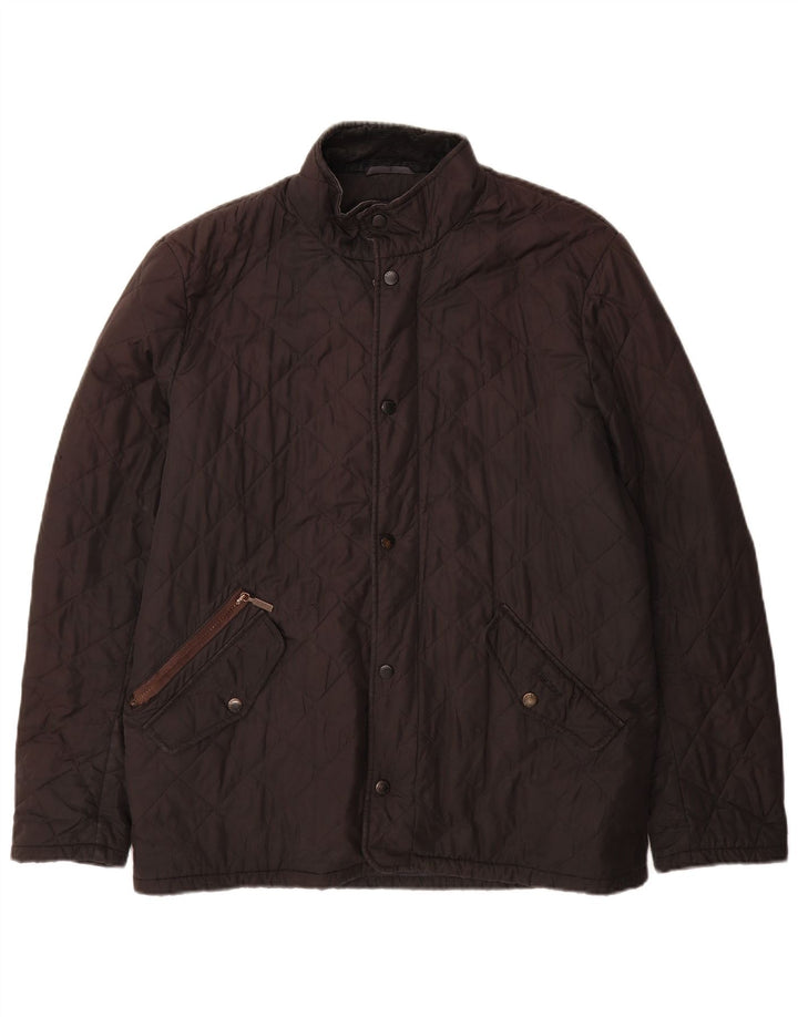 Barbour Mens Quilted Jacket UK 40 Large Black