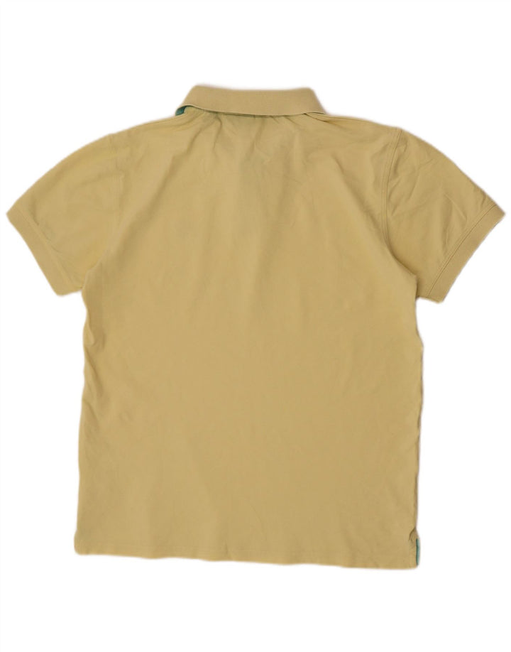 GANT Mens Polo Shirt Large Yellow Cotton