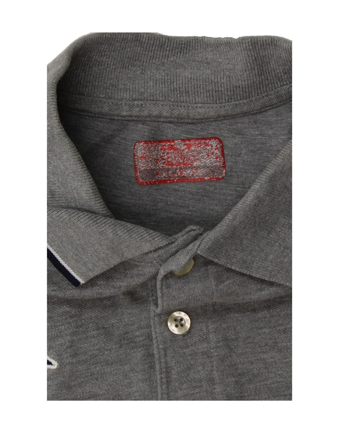 KAPPA Mens Polo Shirt Large Grey Cotton Vintage Kappa and Second-Hand Kappa from Messina Hembry 