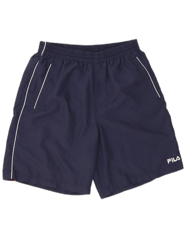 Fila Mens Sport Shorts Large Navy Blue Polyester