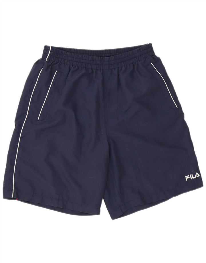 Fila Mens Sport Shorts Large Navy Blue Polyester