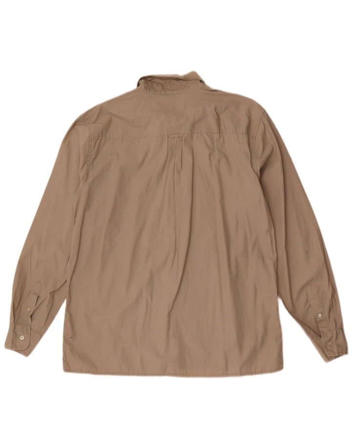 Lee Mens Shirt XL Beige Cotton
