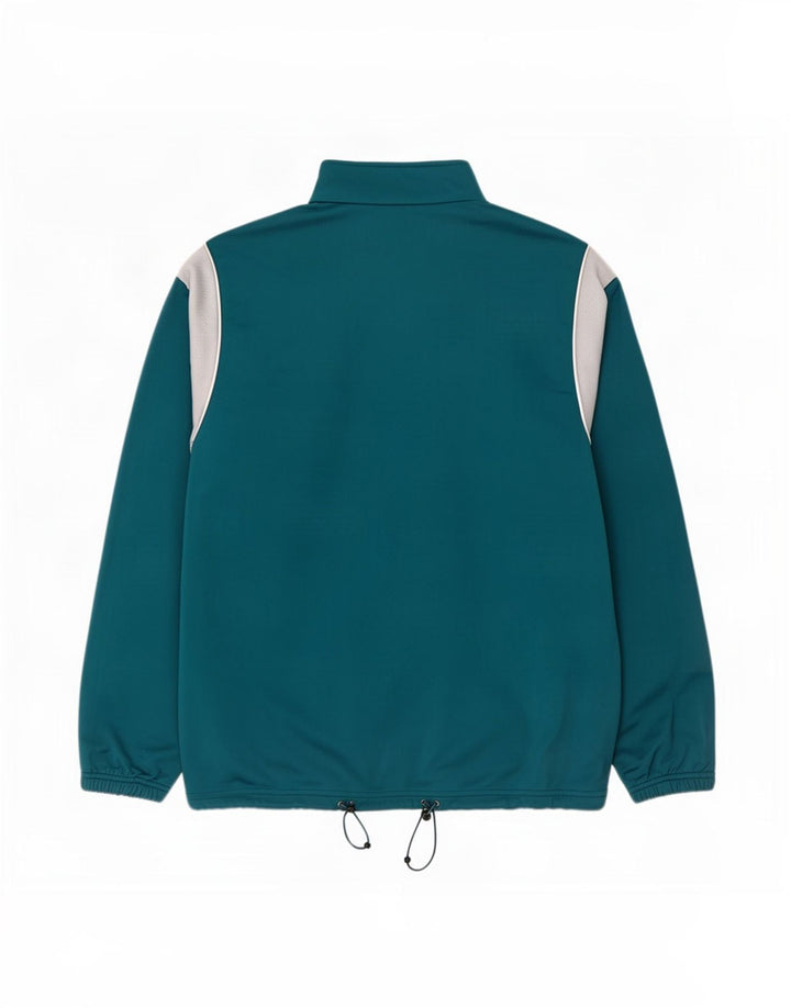Fila Mens Tracksuit Top Jacket 2XL Turquoise Colourblock Polyester